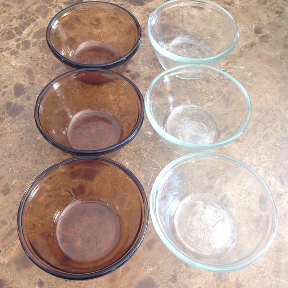 Vintage Anchor Hocking Custard Cups